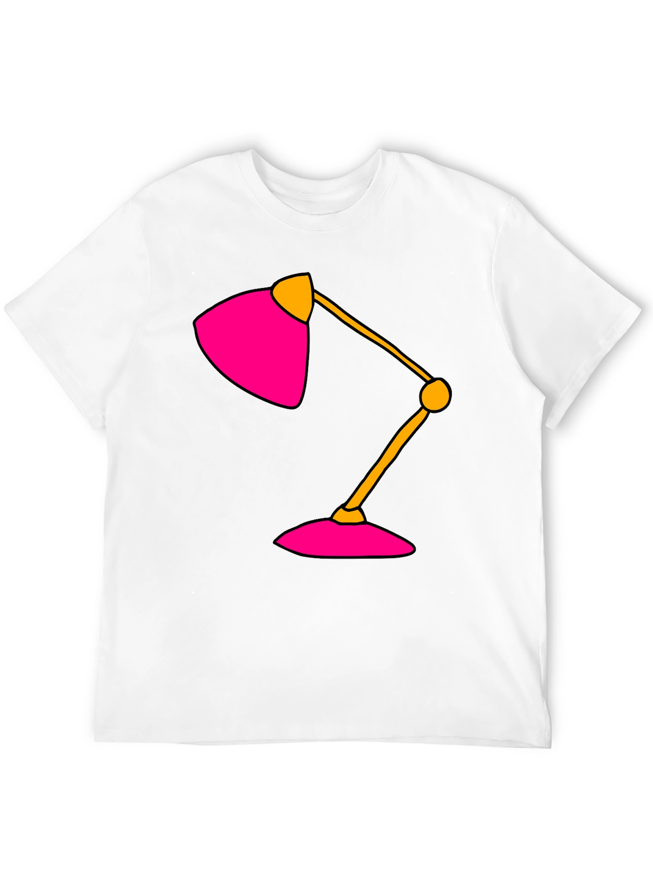 Pink Lamp Graphic T-Shirt - Unique Design Tee