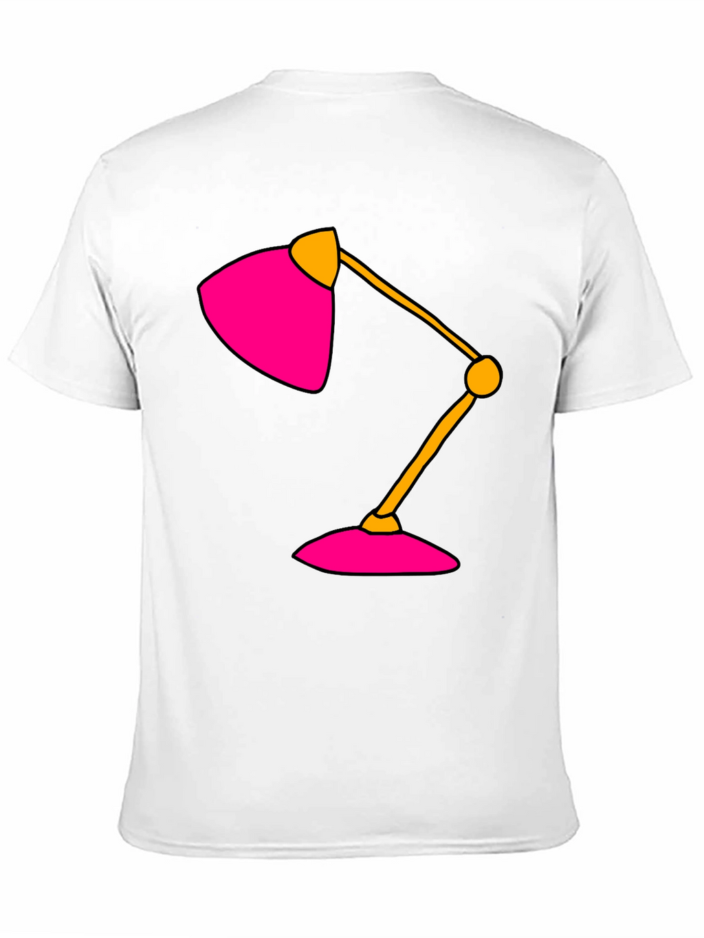 Pink Lamp Graphic T-Shirt - Unique Design Tee