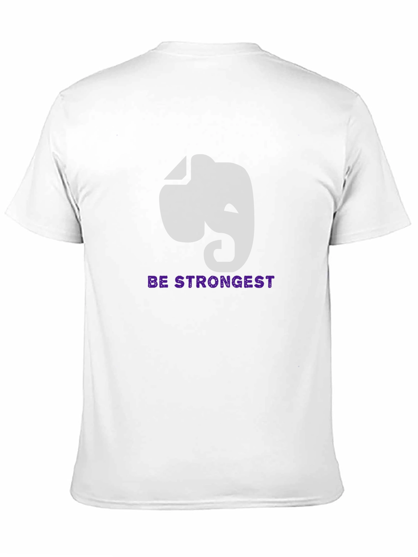 Elephant Graphic Tee - Be Strongest Motivational Shirt