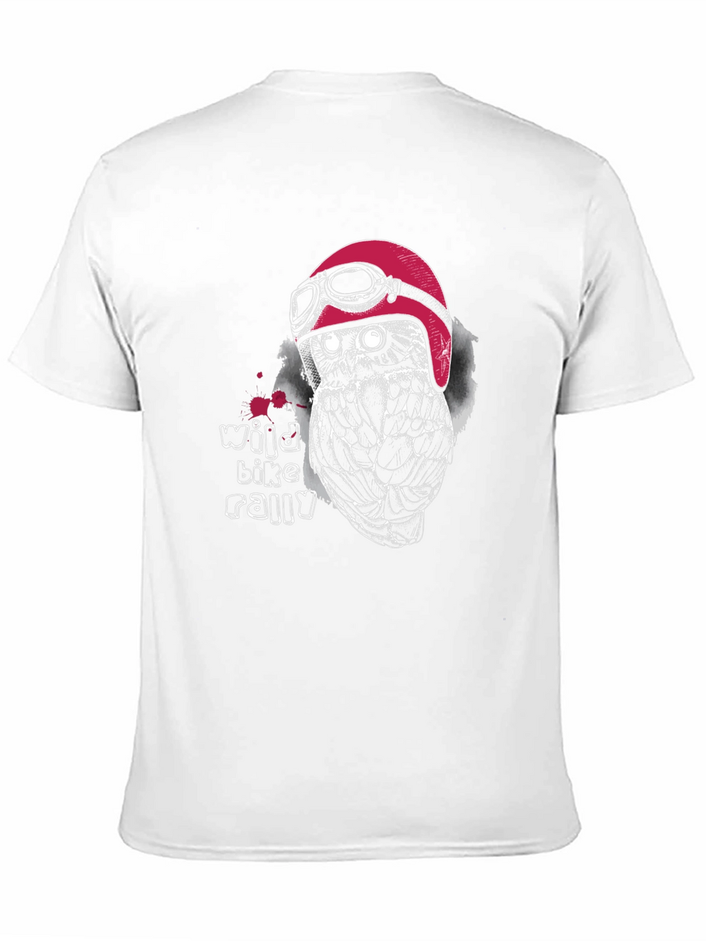 Wild Bike Rally Owl Graphic T-Shirt