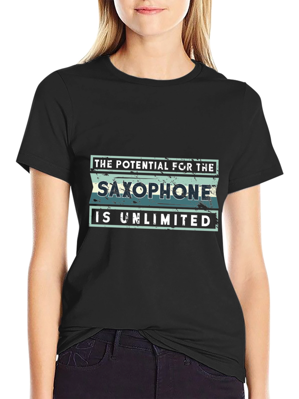 Saxophone Potential T-Shirt - Unlimited Design