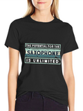 Saxophone Potential T-Shirt - Unlimited Design