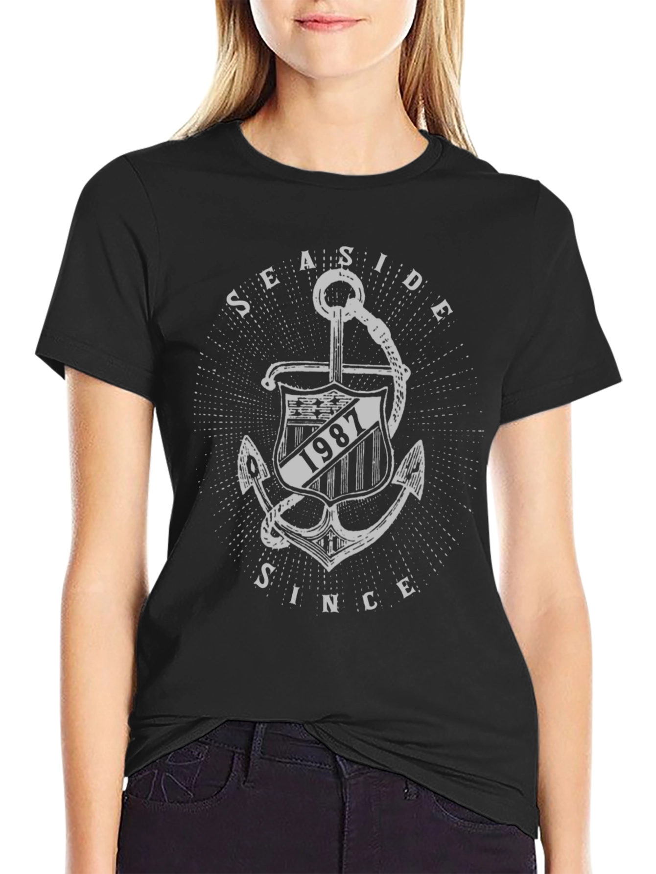 Seaside Since 1987 Anchor Graphic T-Shirt