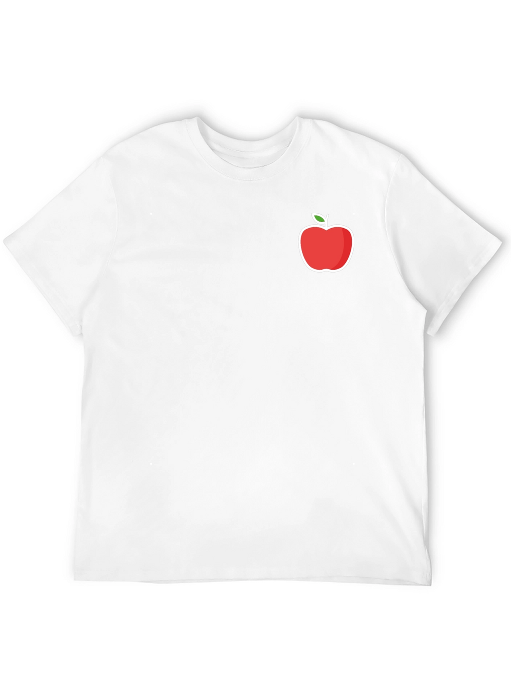Apple Logo Graphic Tee - Stylish Comfort