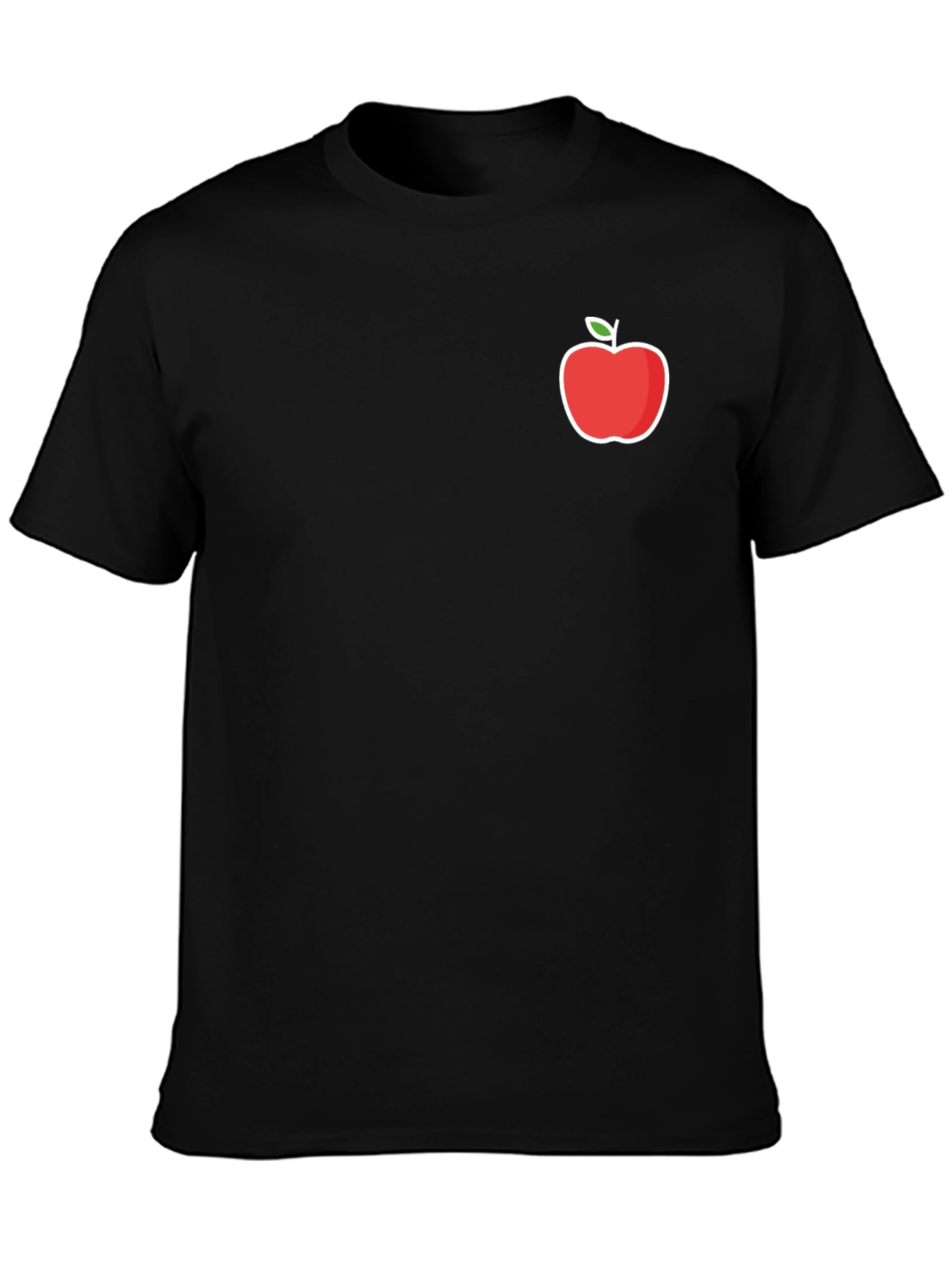 Apple Logo Graphic Tee - Stylish Comfort