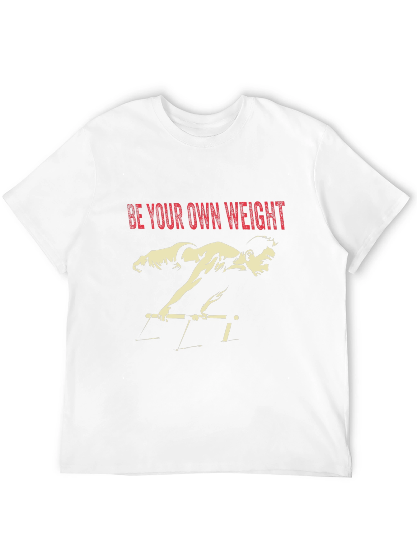 Be Your Own Weight Black Graphic Tee