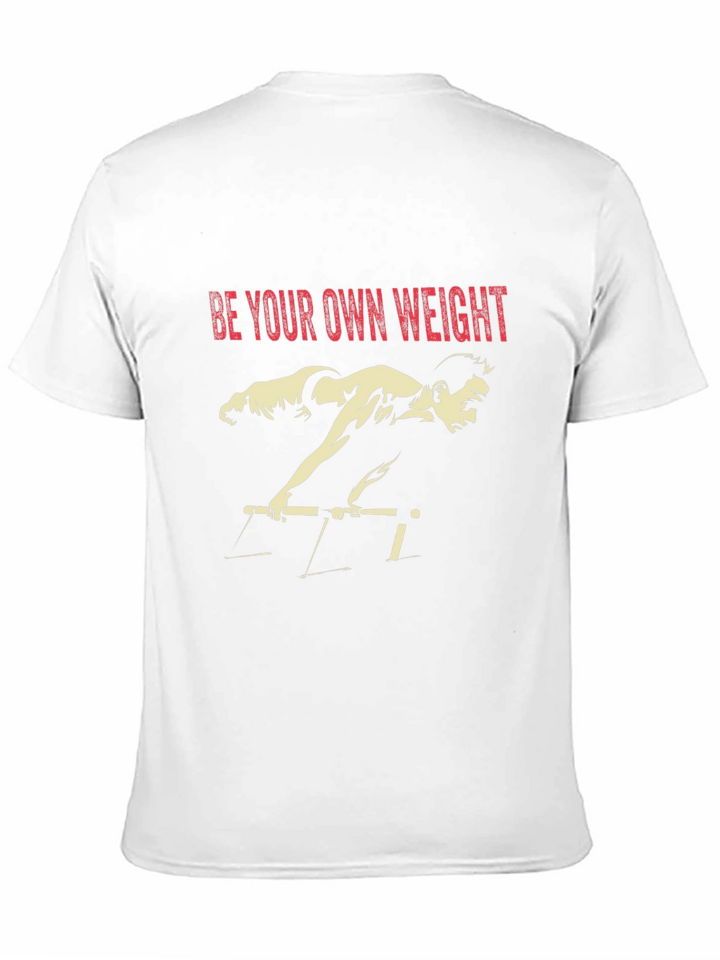 Be Your Own Weight Black Graphic Tee