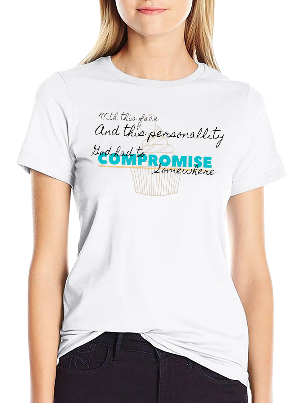 Cupcake Compromise Graphic T-Shirt