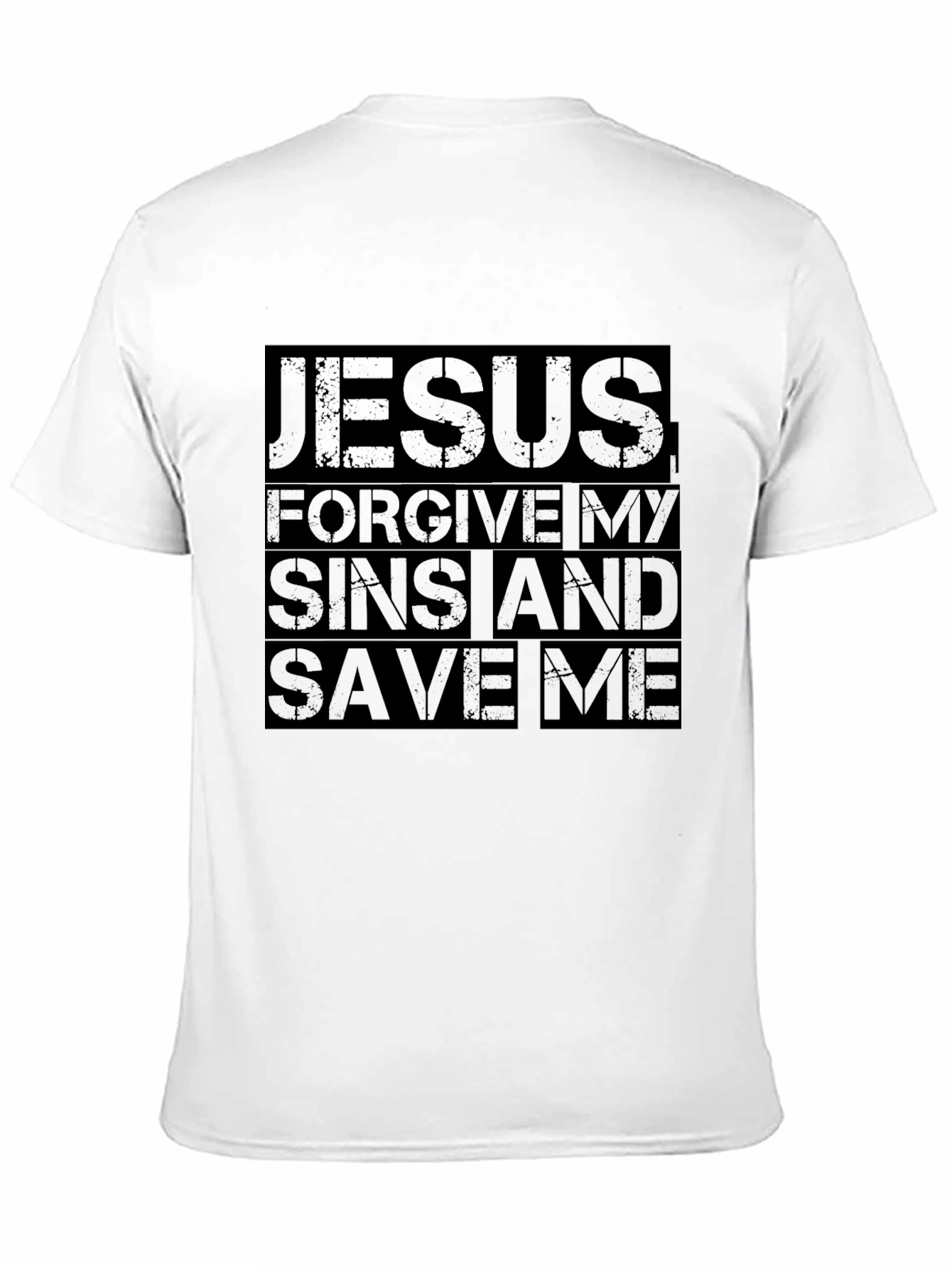 Jesus Forgive Me T-Shirt - Black Religious Tee