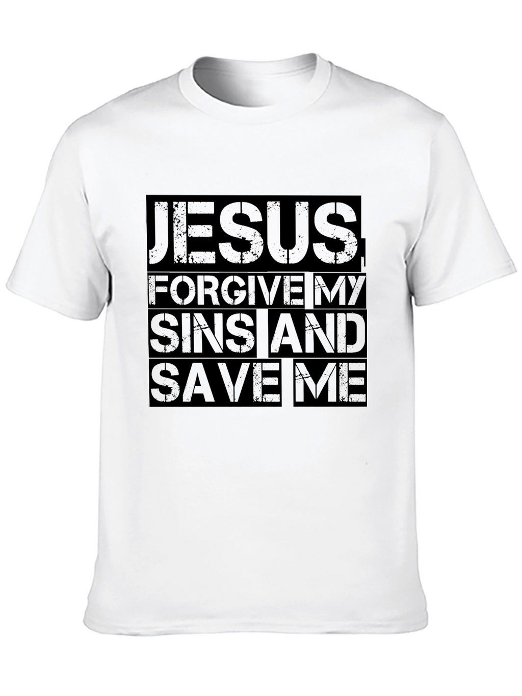 Jesus Forgive Me T-Shirt - Black Religious Tee