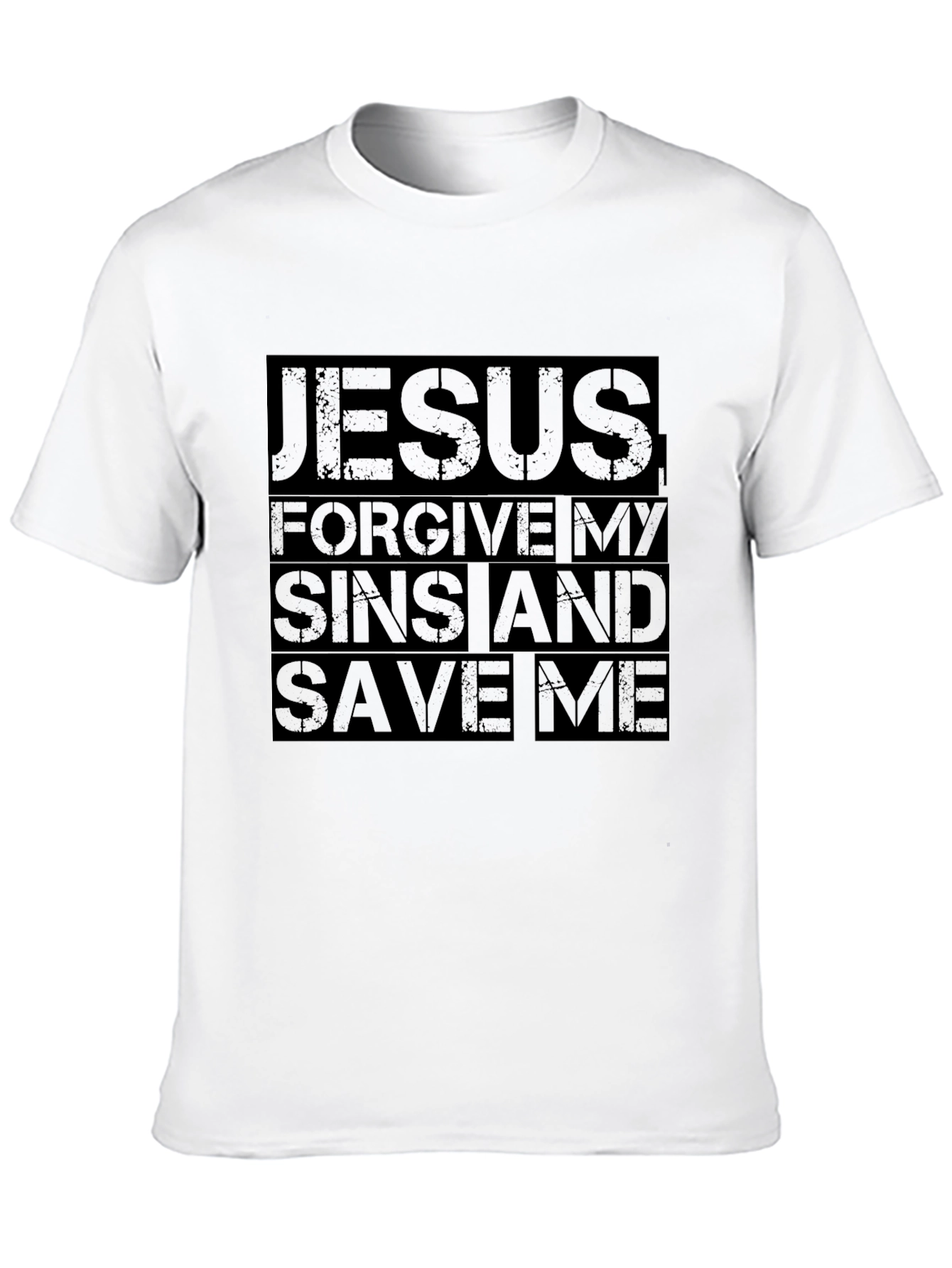 Jesus Forgive Me T-Shirt - Black Religious Tee