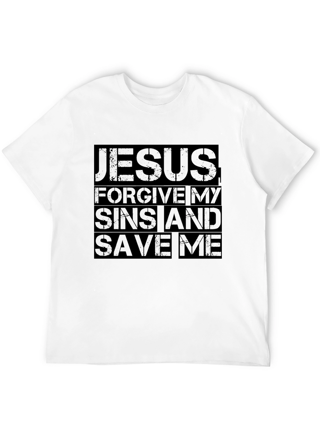 Jesus Forgive Me T-Shirt - Black Religious Tee