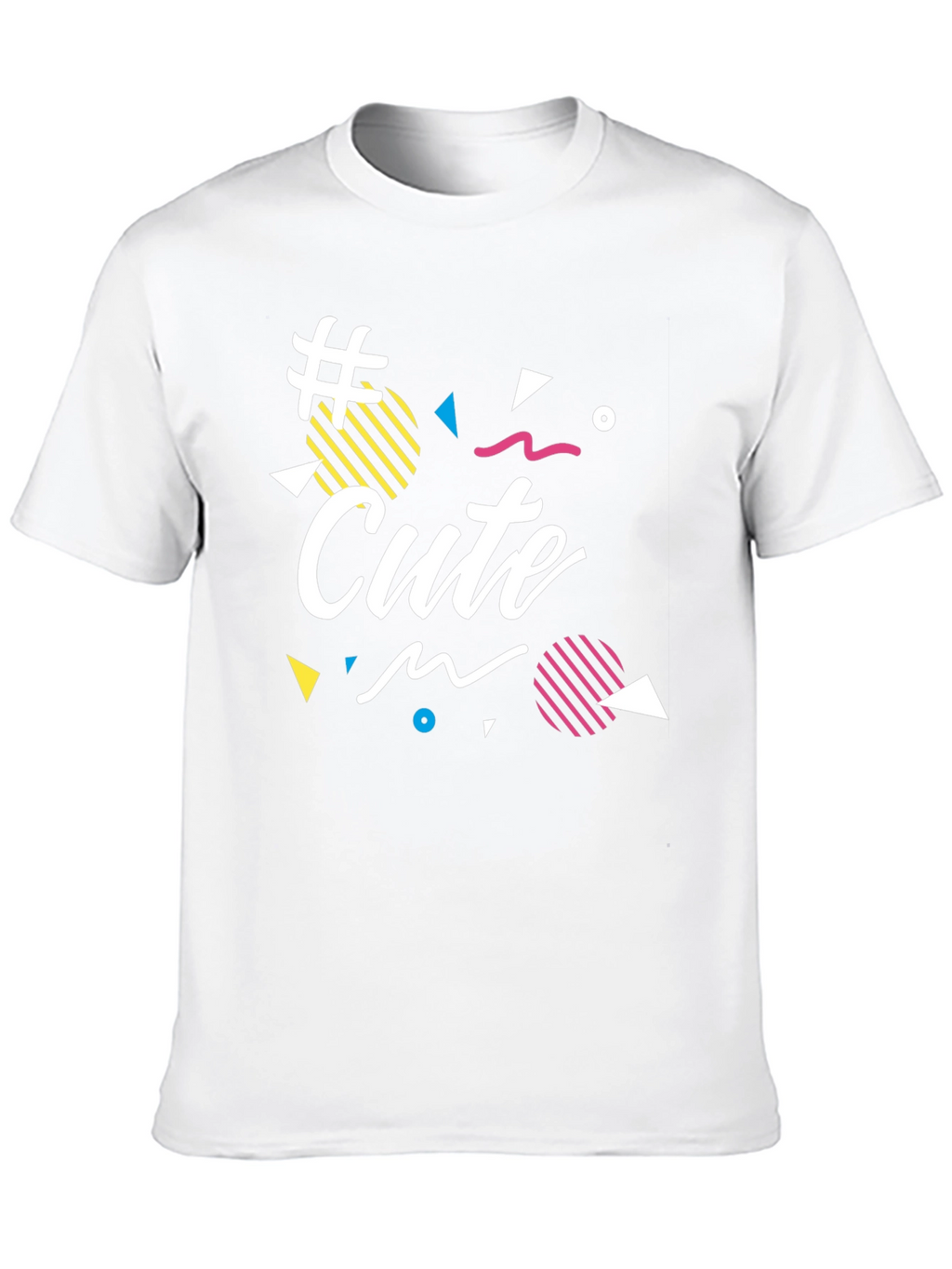 Cute Graphic Print Black T-Shirt