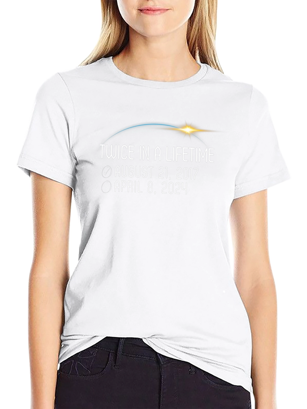 Twice in a Lifetime Eclipse Dates T-Shirt