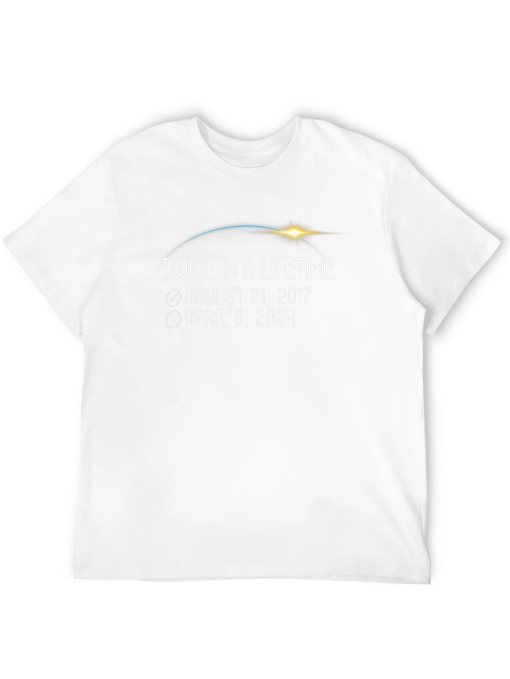 Twice in a Lifetime Eclipse Dates T-Shirt