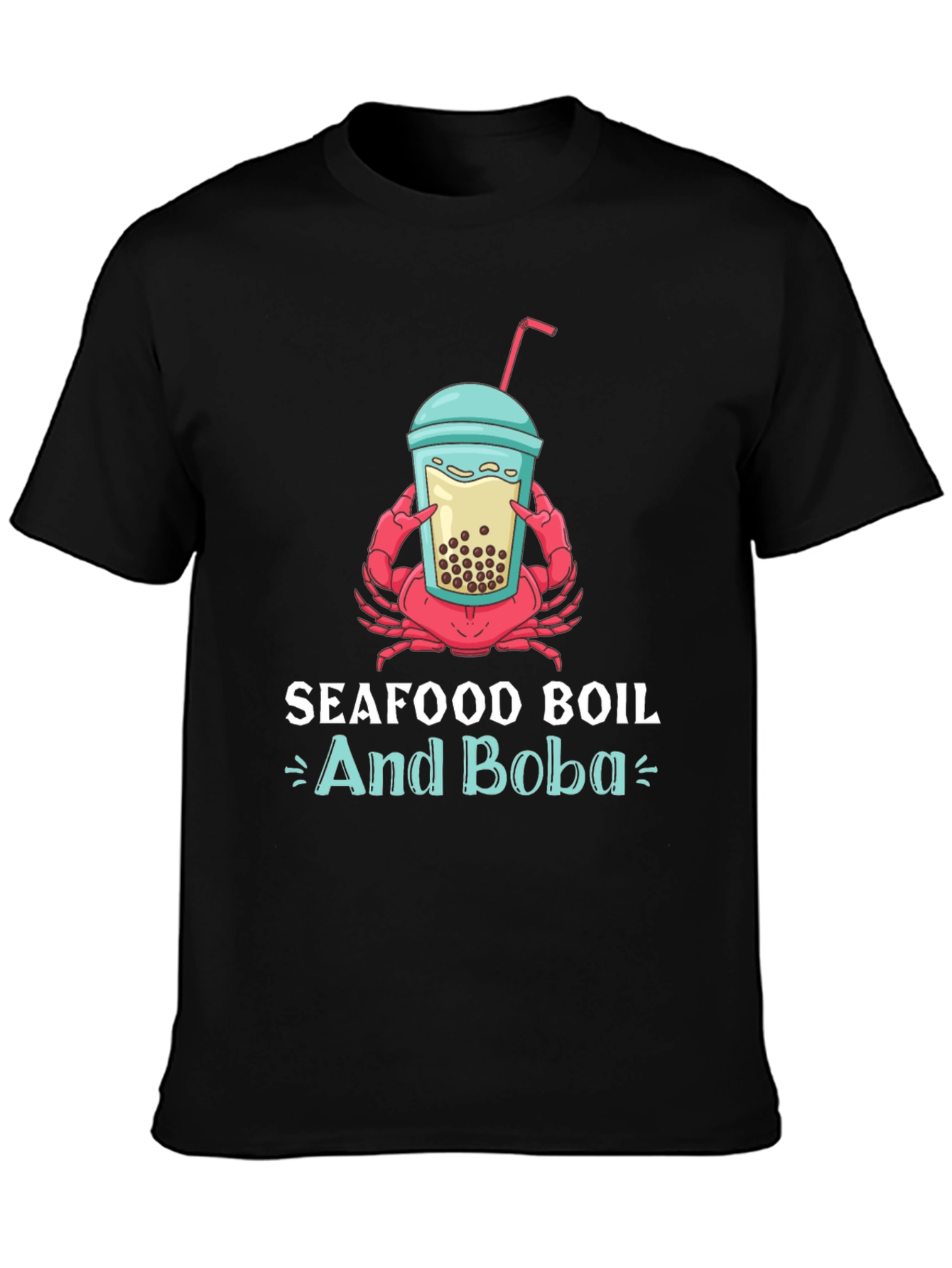 Seafood Boil and Boba T-Shirt