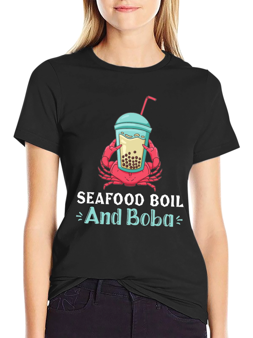 Seafood Boil and Boba T-Shirt