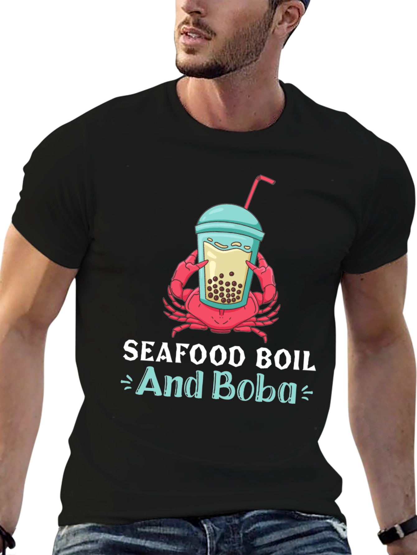 Seafood Boil and Boba T-Shirt
