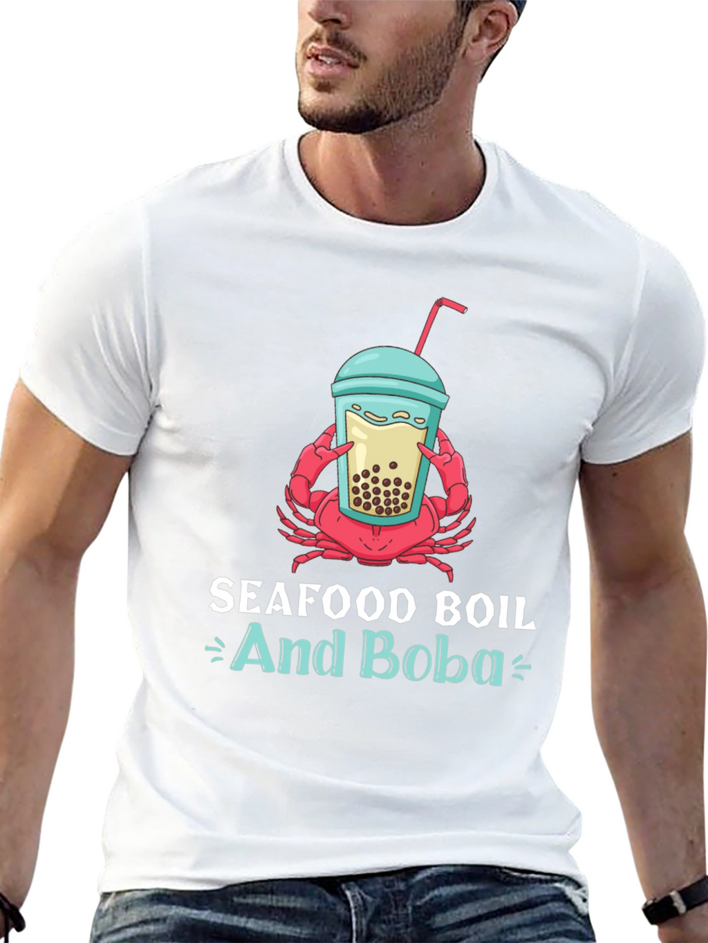 Seafood Boil and Boba T-Shirt