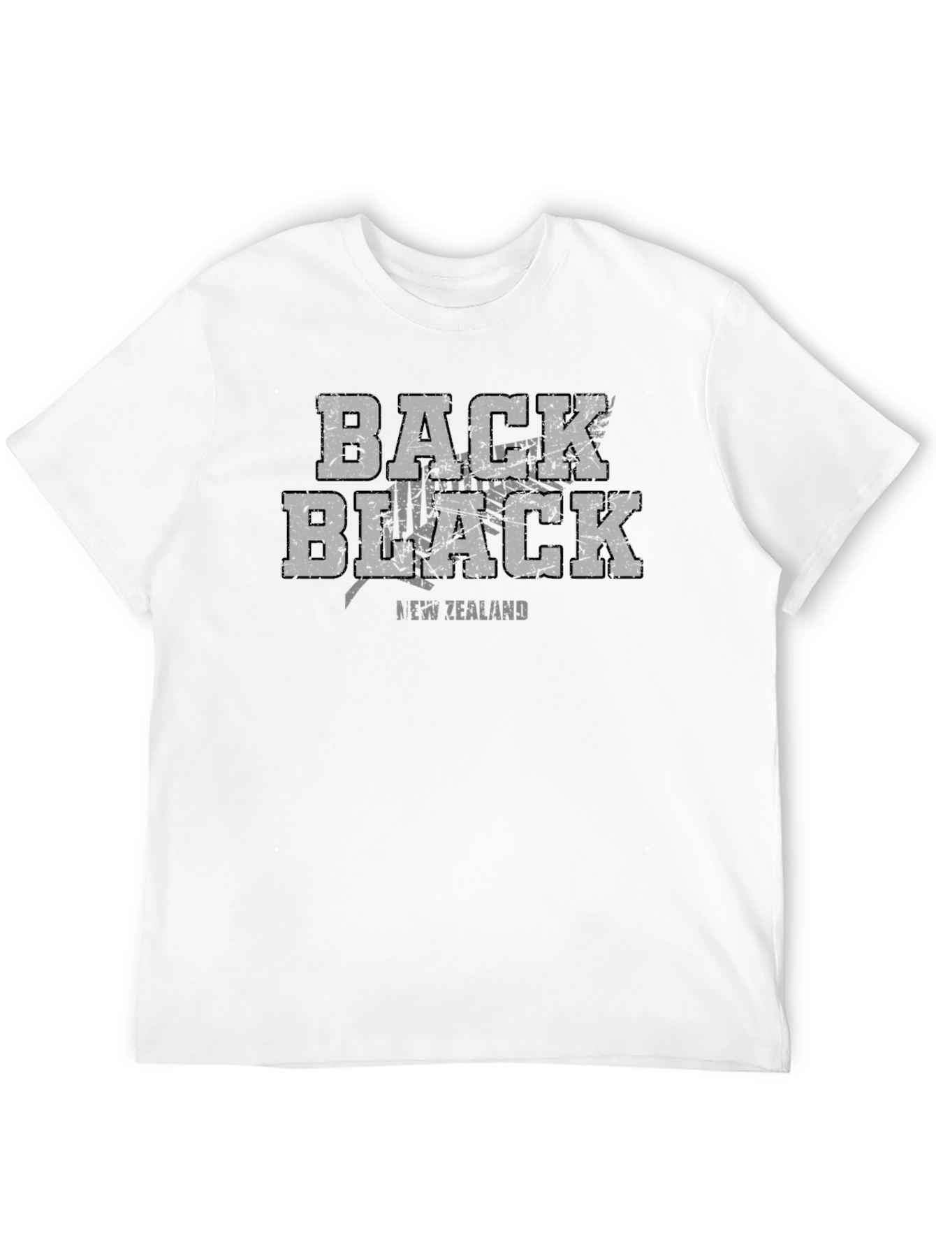 Back Black New Zealand Graphic Tee