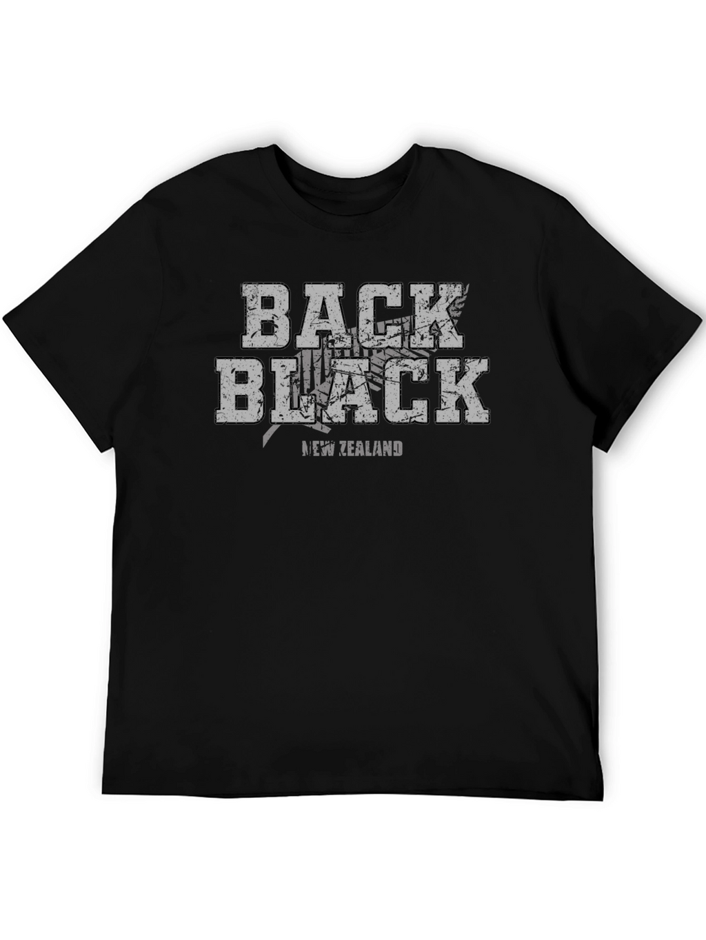 Back Black New Zealand Graphic Tee