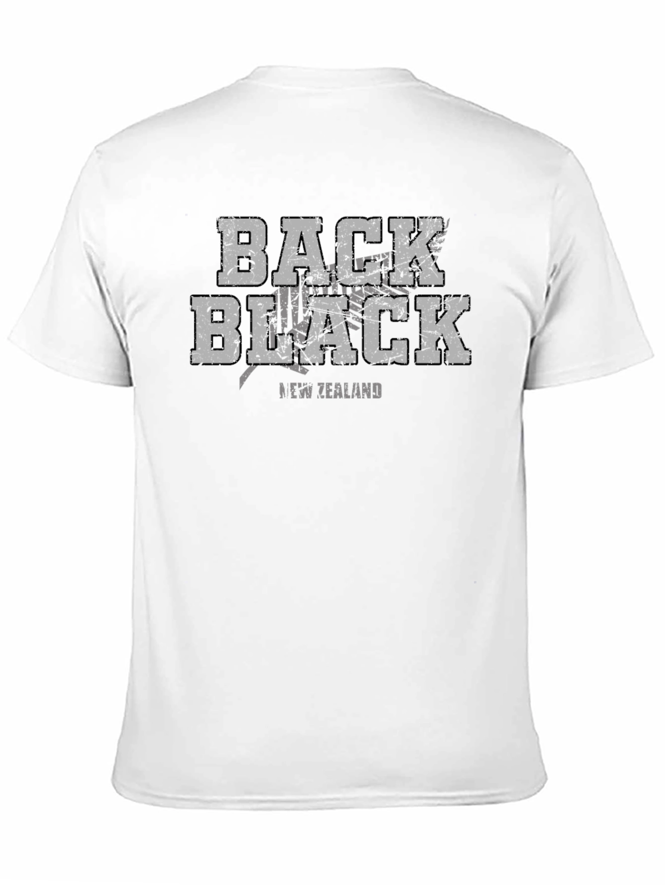 Back Black New Zealand Graphic Tee