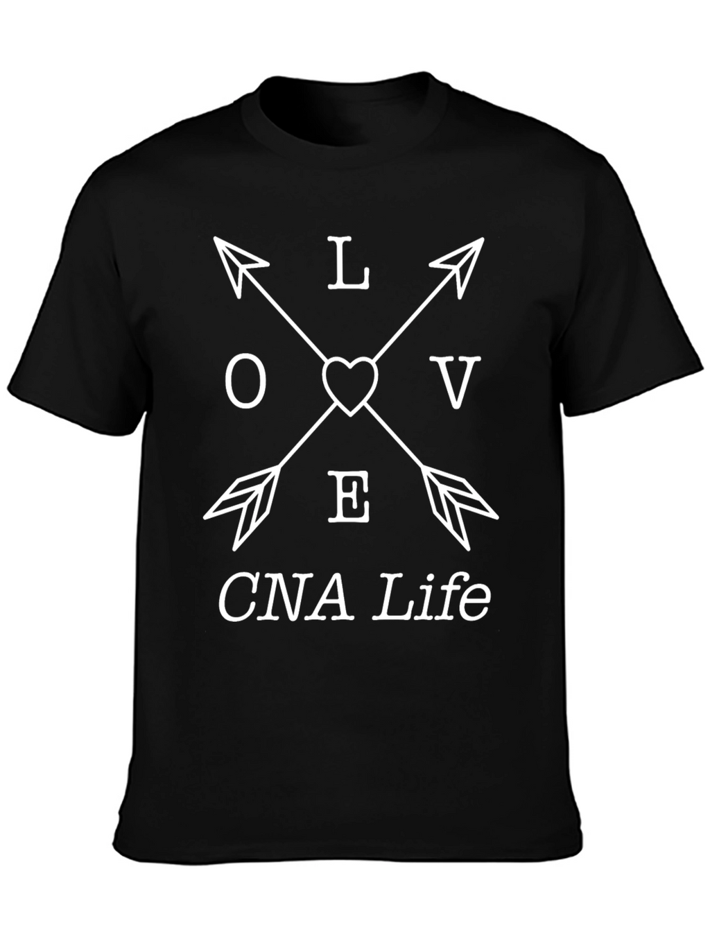 CNA Life LOVE Arrow Graphic T-Shirt