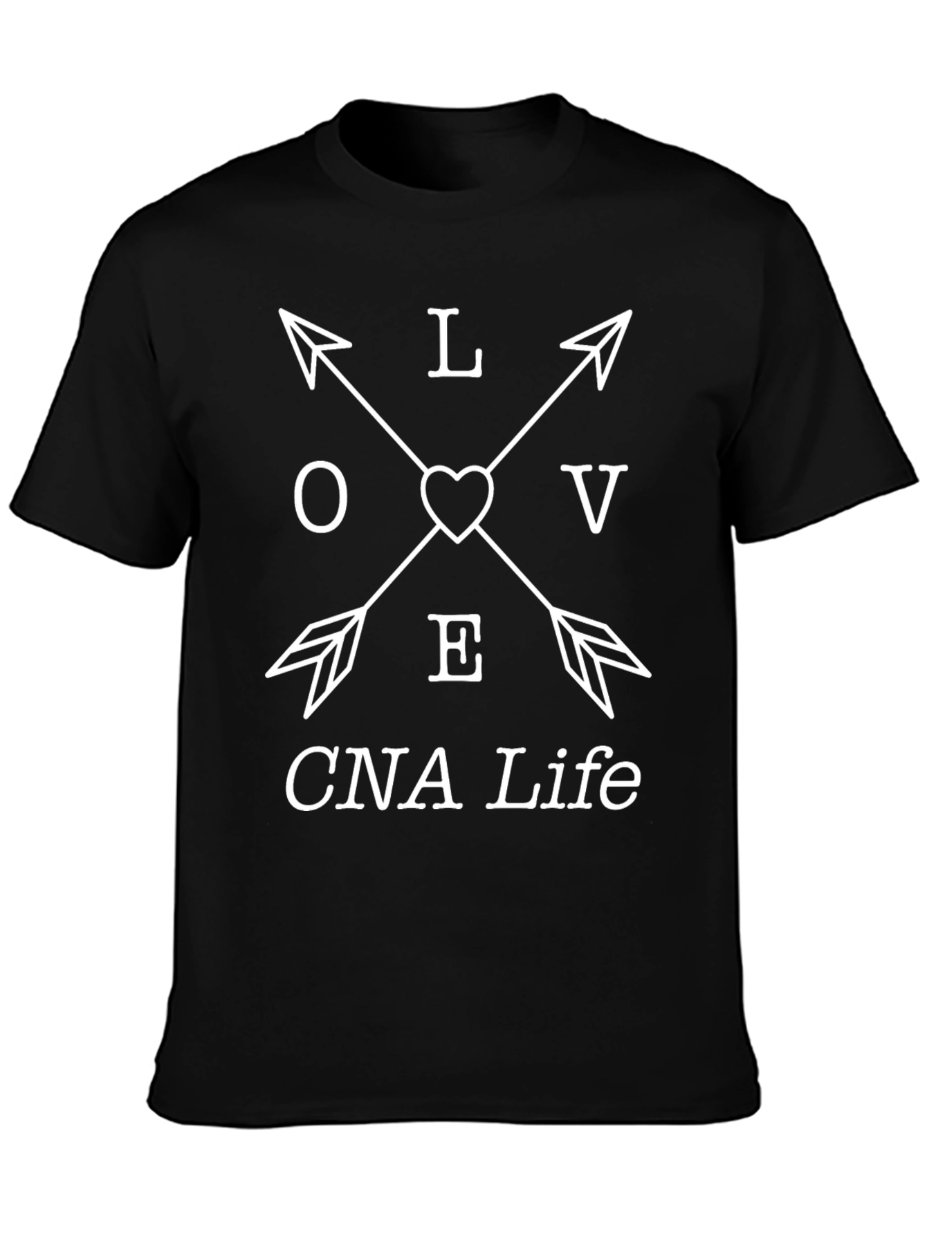 CNA Life LOVE Arrow Graphic T-Shirt