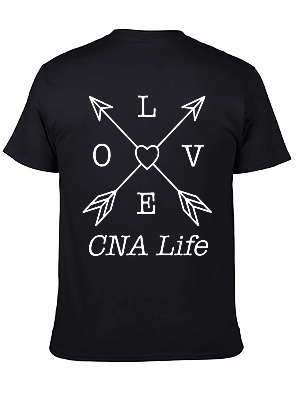 CNA Life LOVE Arrow Graphic T-Shirt