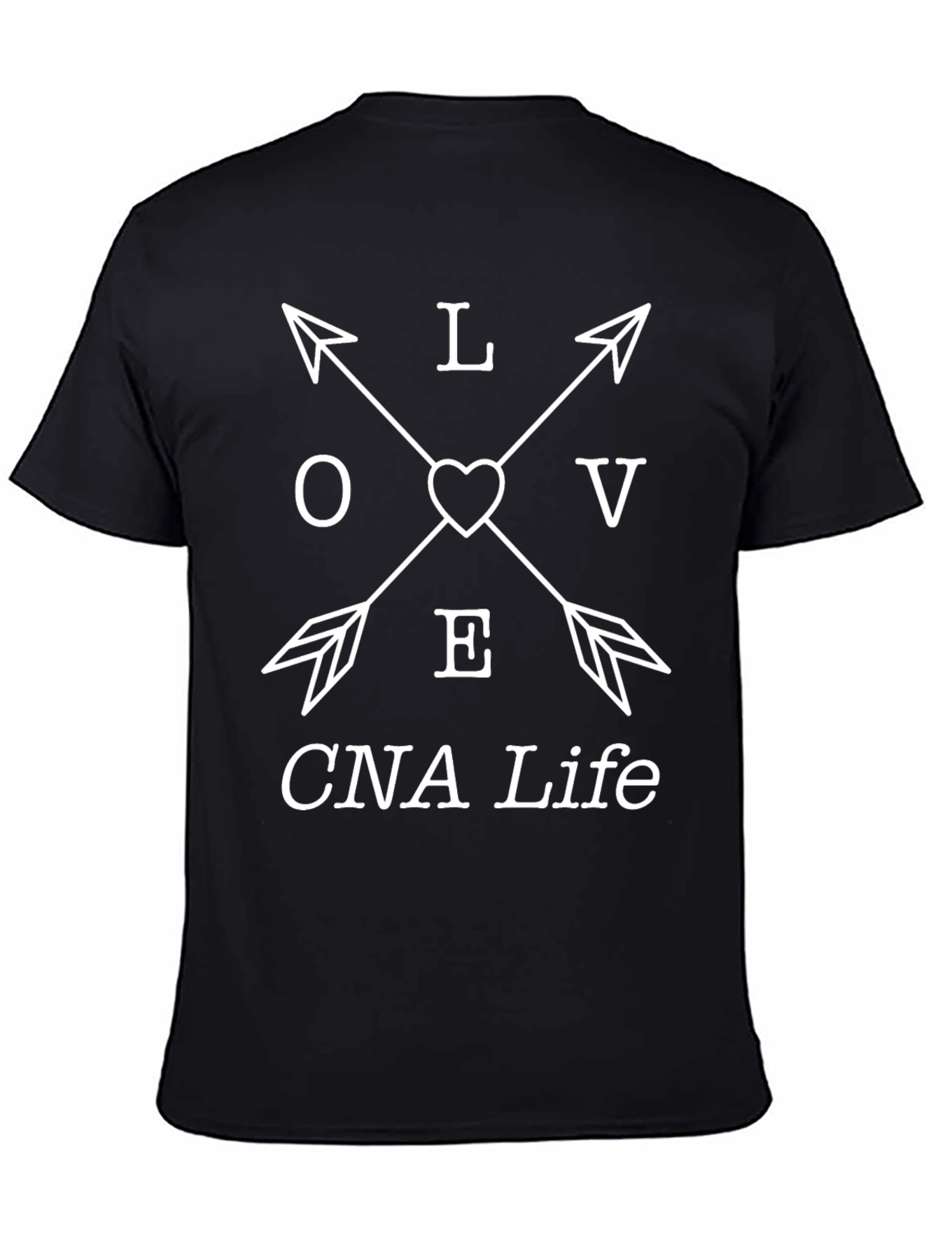 CNA Life LOVE Arrow Graphic T-Shirt