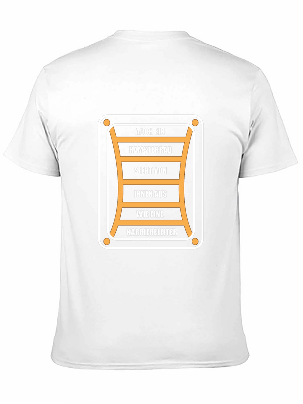 Humorous Career Ladder T-Shirt - Black