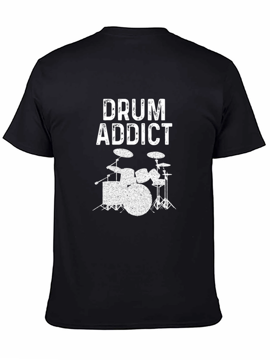 Drum Addict Graphic T-Shirt - Music Lover Tee