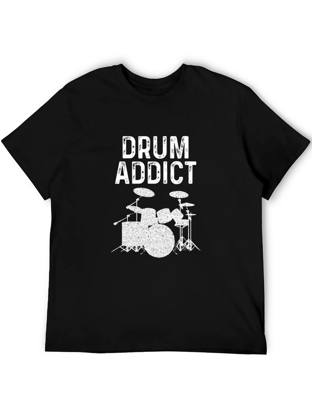 Drum Addict Graphic T-Shirt - Music Lover Tee