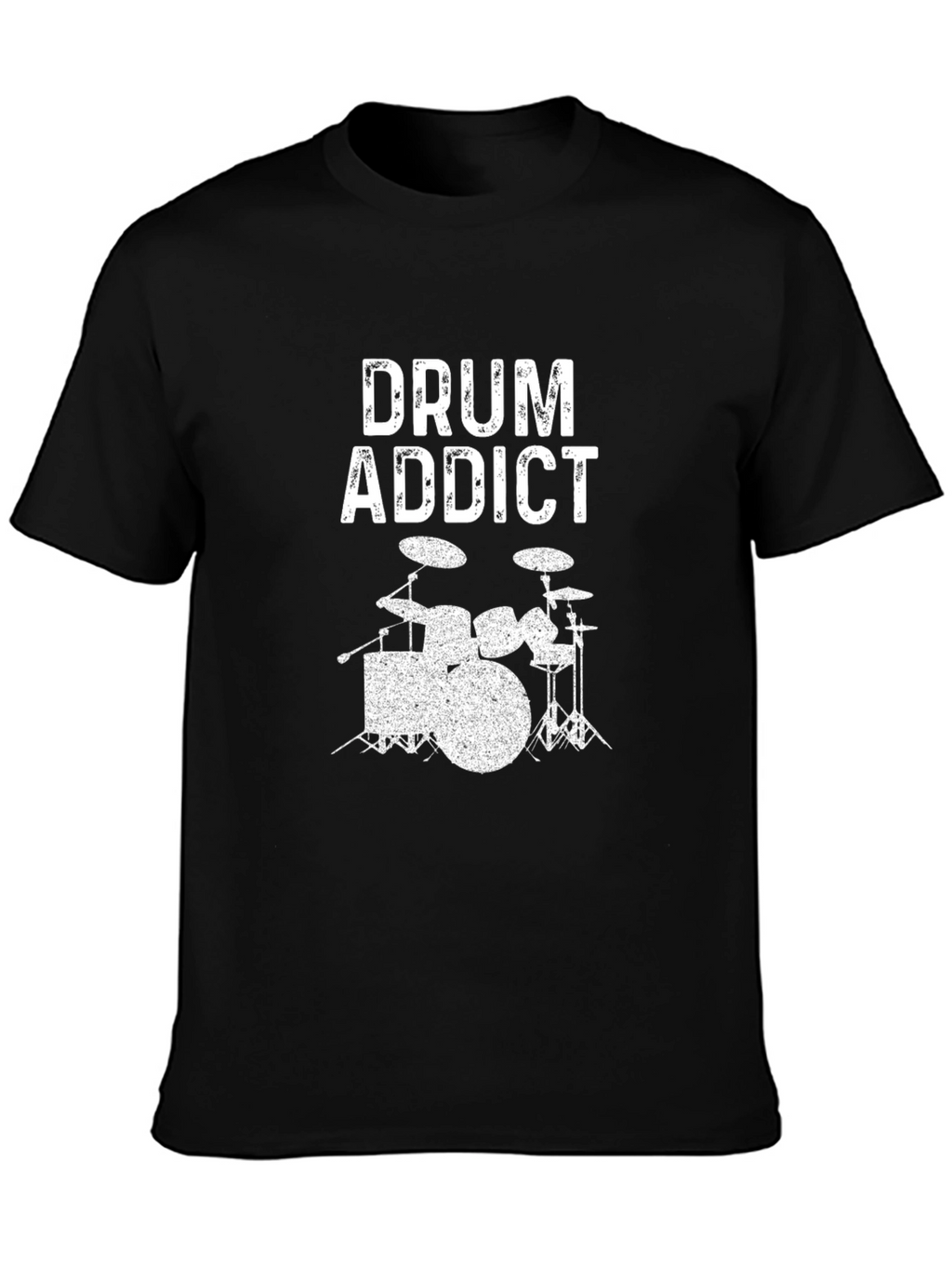 Drum Addict Graphic T-Shirt - Music Lover Tee