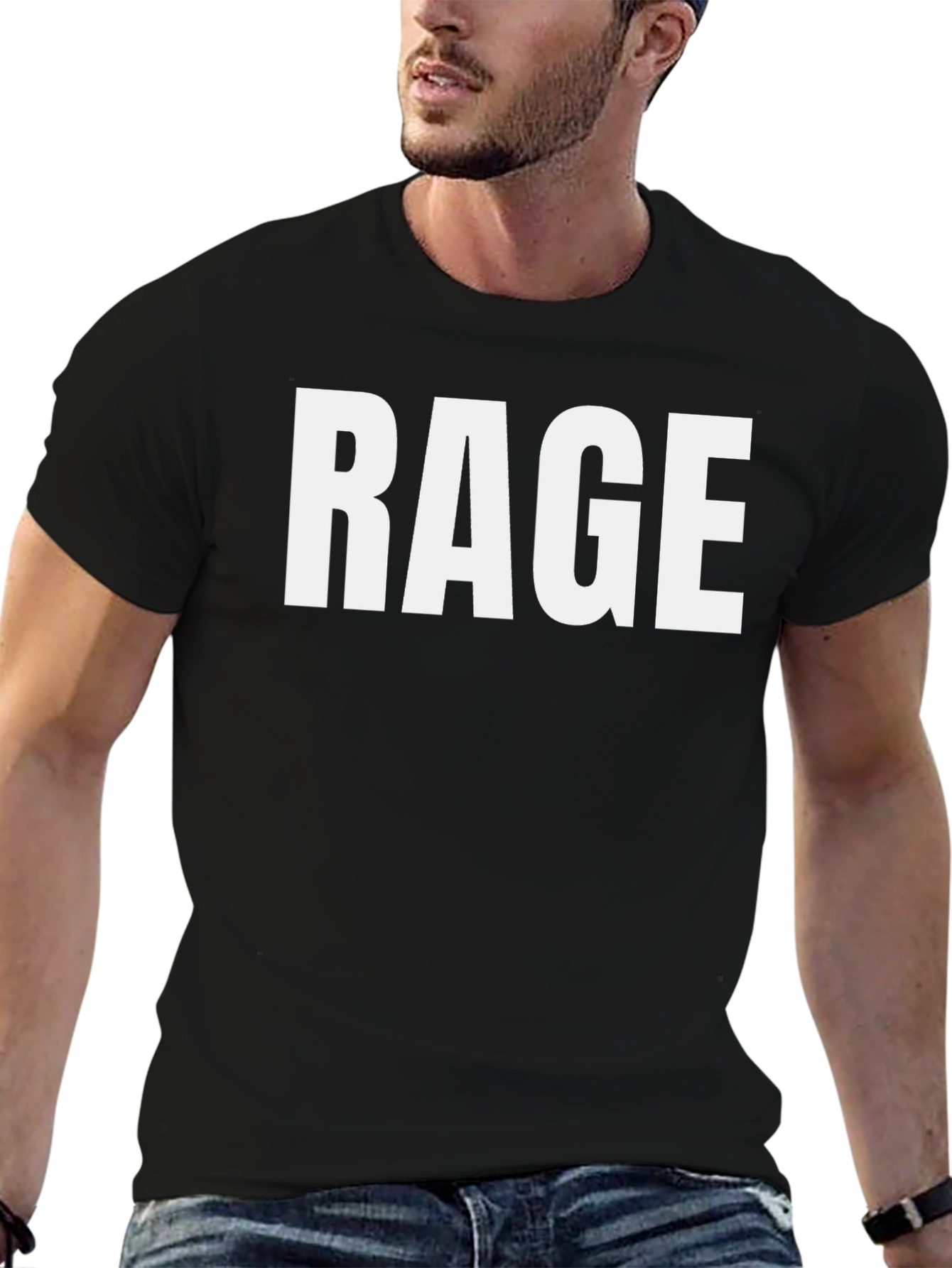 Rage Graphic Tee - Bold Statement T-Shirt