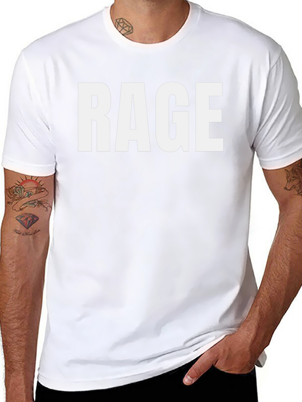 Rage Graphic Tee - Bold Statement T-Shirt