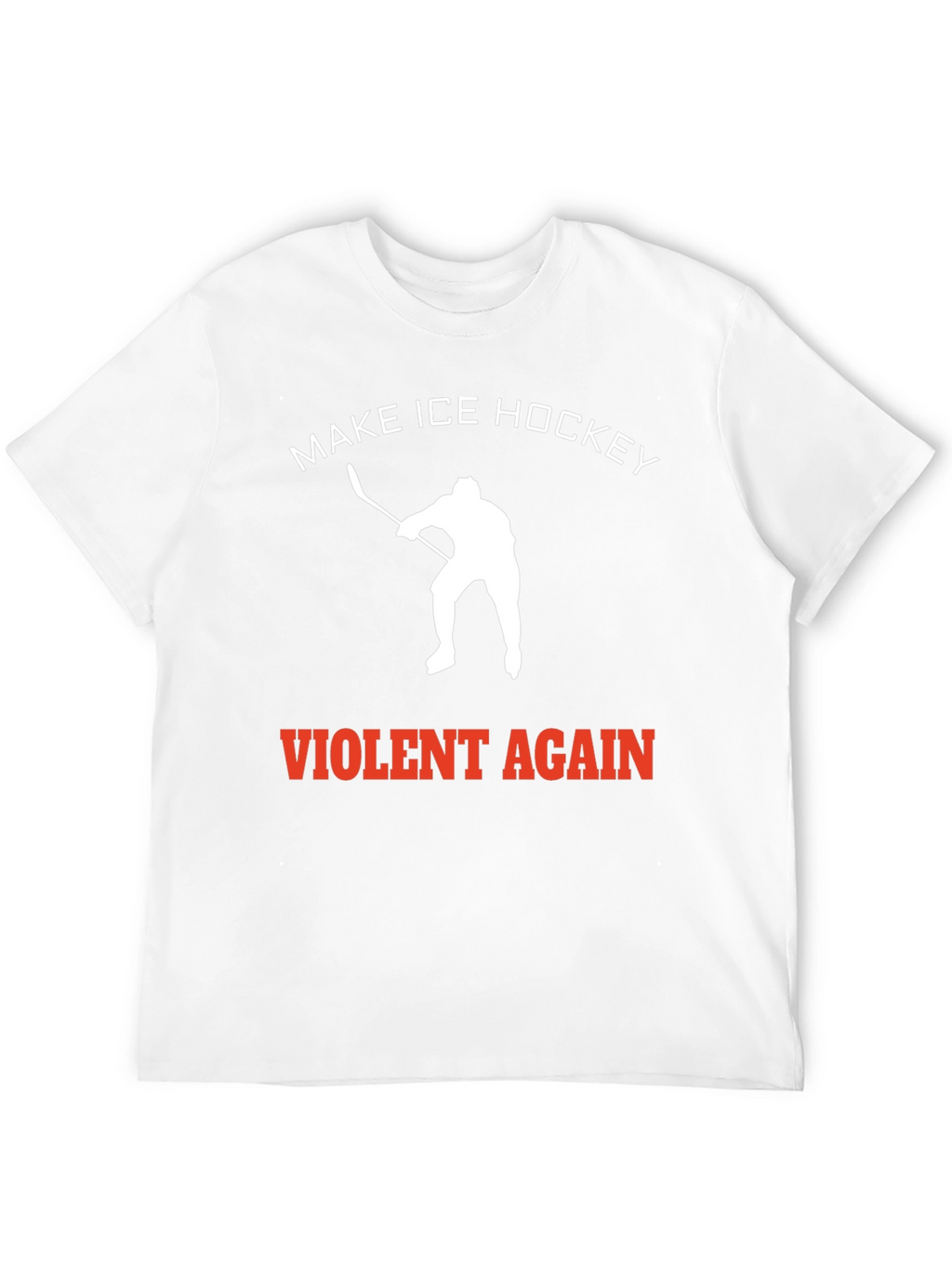 Make Ice Hockey Violent Again Black Tee