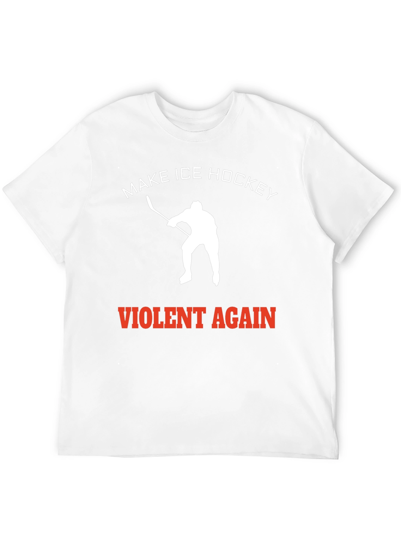 Make Ice Hockey Violent Again Black Tee