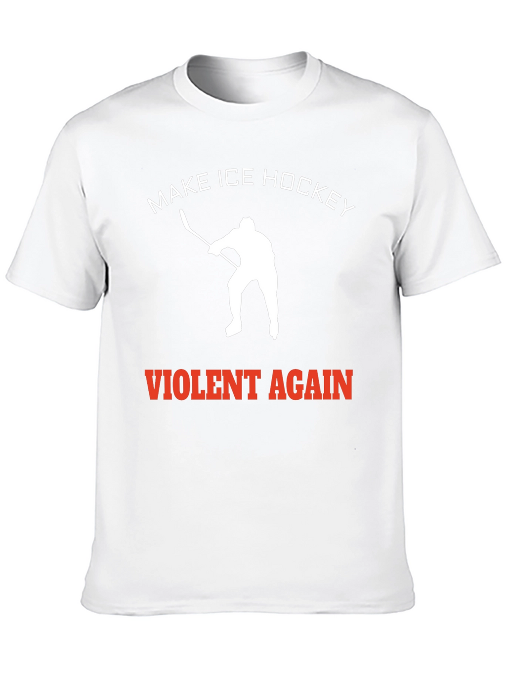 Make Ice Hockey Violent Again Black Tee