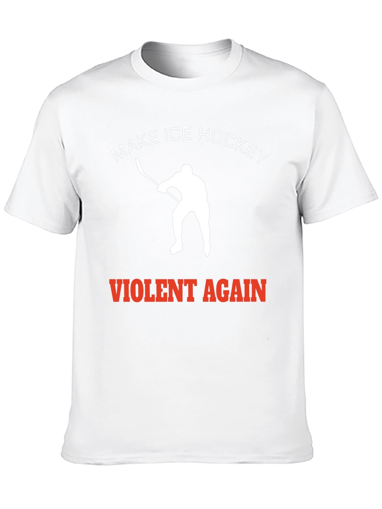 Make Ice Hockey Violent Again Black Tee