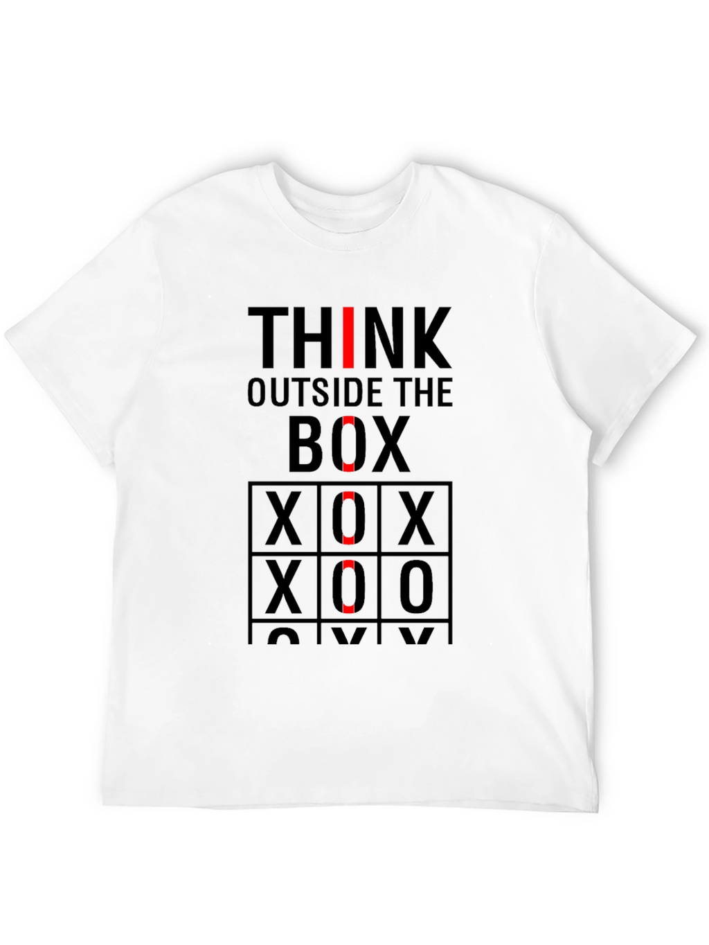 Think Outside the Box Novelty Graphic Tee