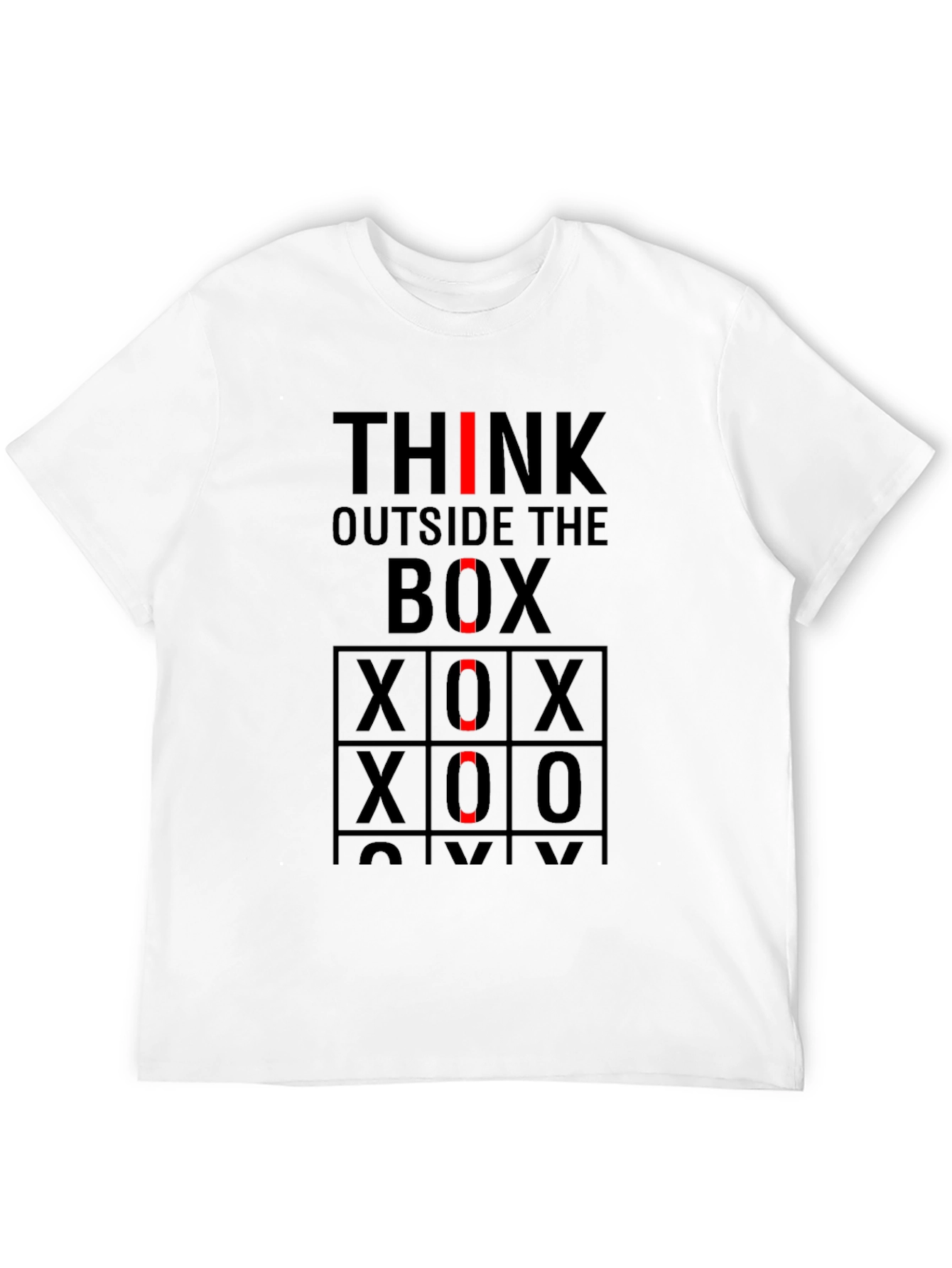 Think Outside the Box Novelty Graphic Tee