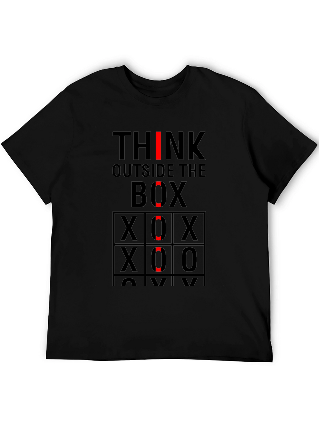 Think Outside the Box Novelty Graphic Tee