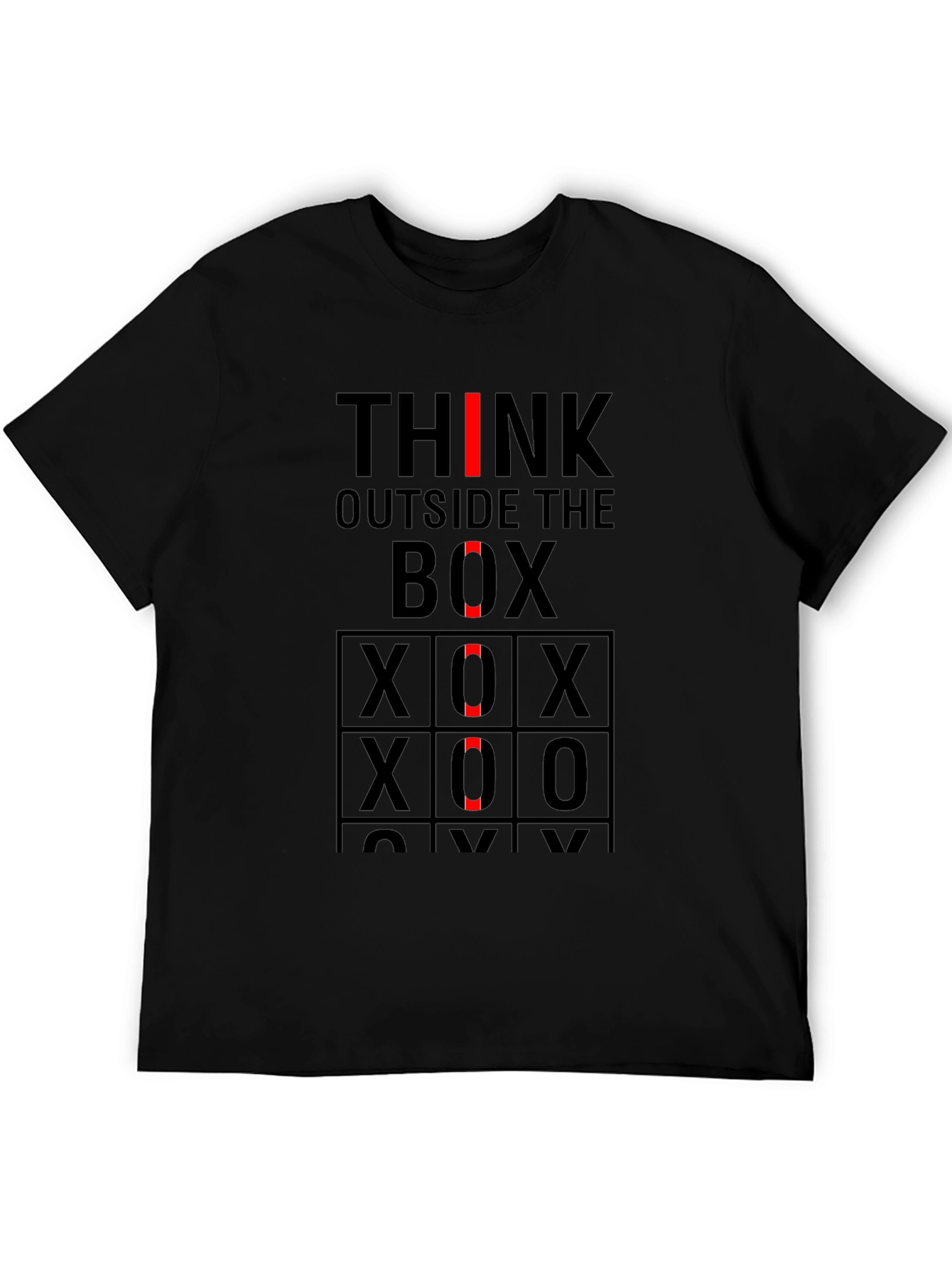 Think Outside the Box Novelty Graphic Tee