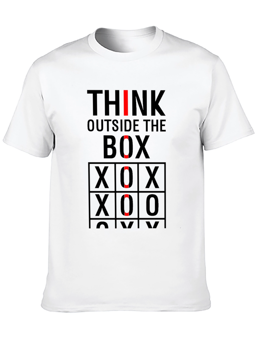Think Outside the Box Novelty Graphic Tee