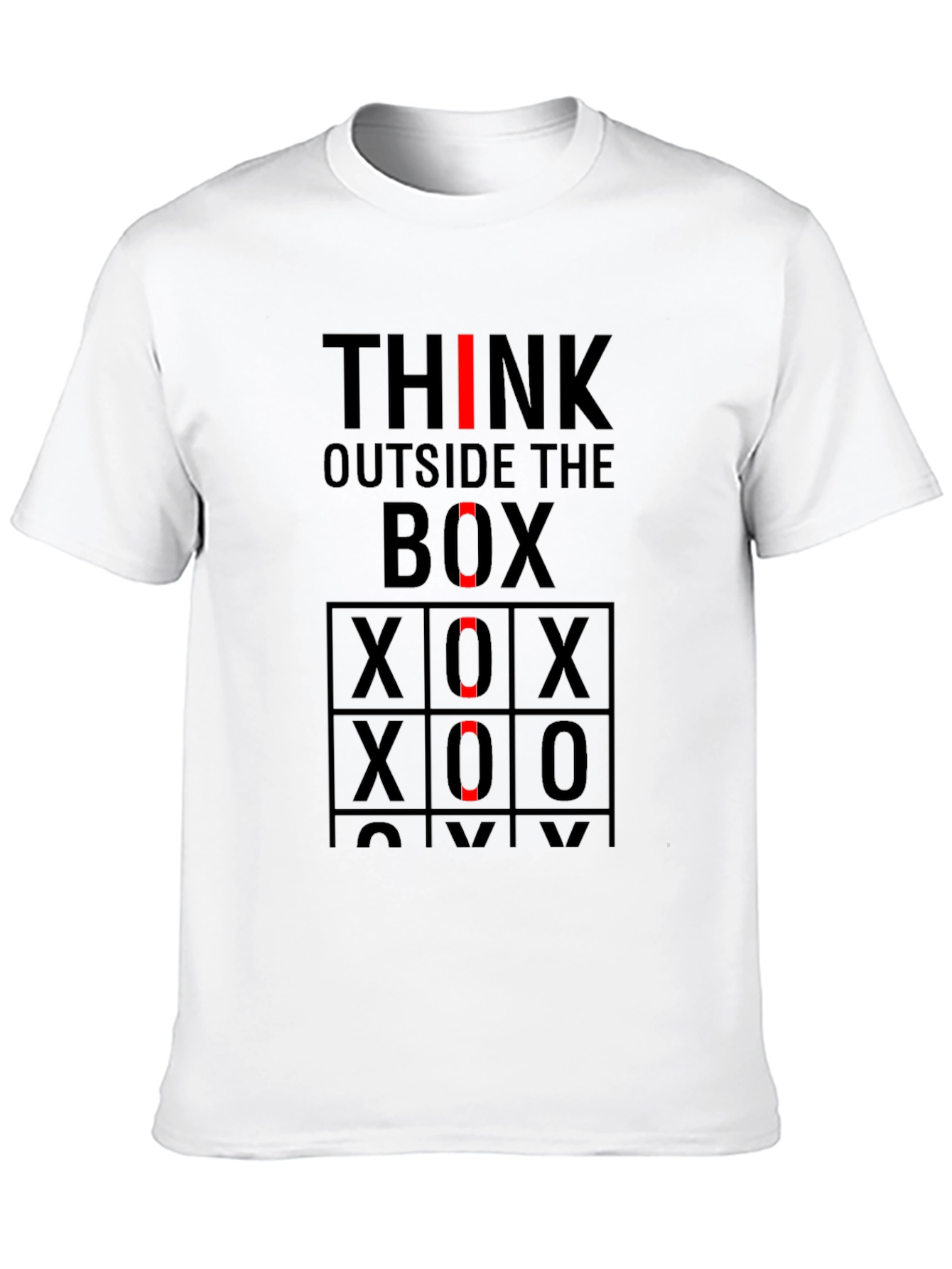 Think Outside the Box Novelty Graphic Tee