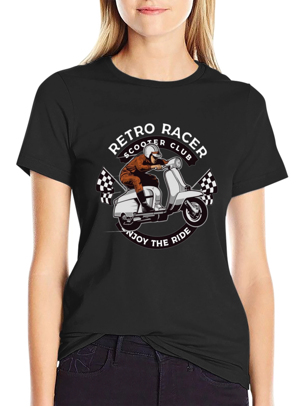 Retro Racer Scooter Club T-Shirt