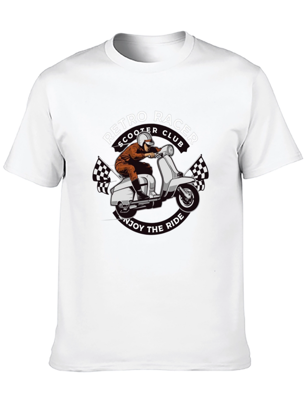 Retro Racer Scooter Club T-Shirt