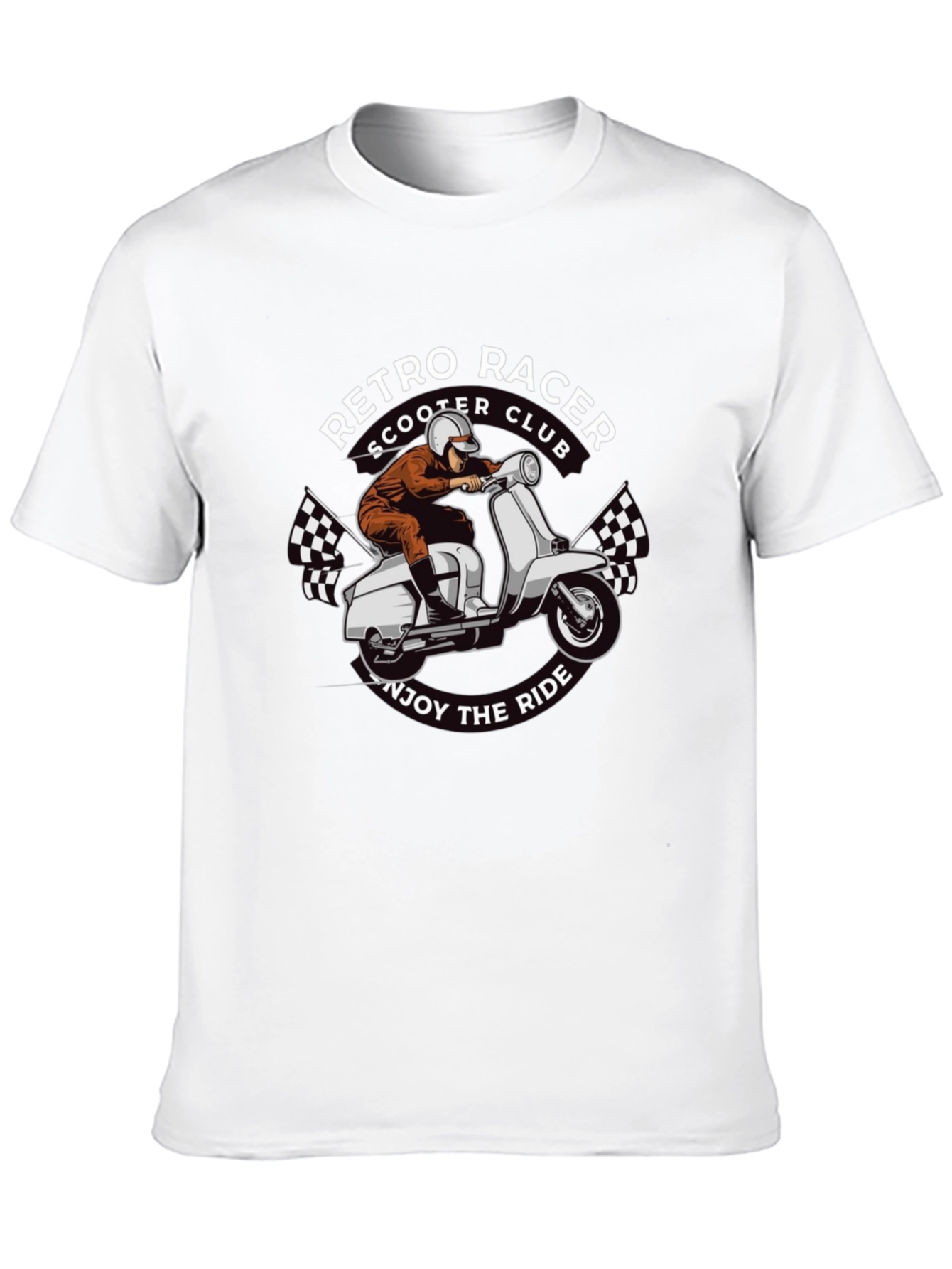 Retro Racer Scooter Club T-Shirt