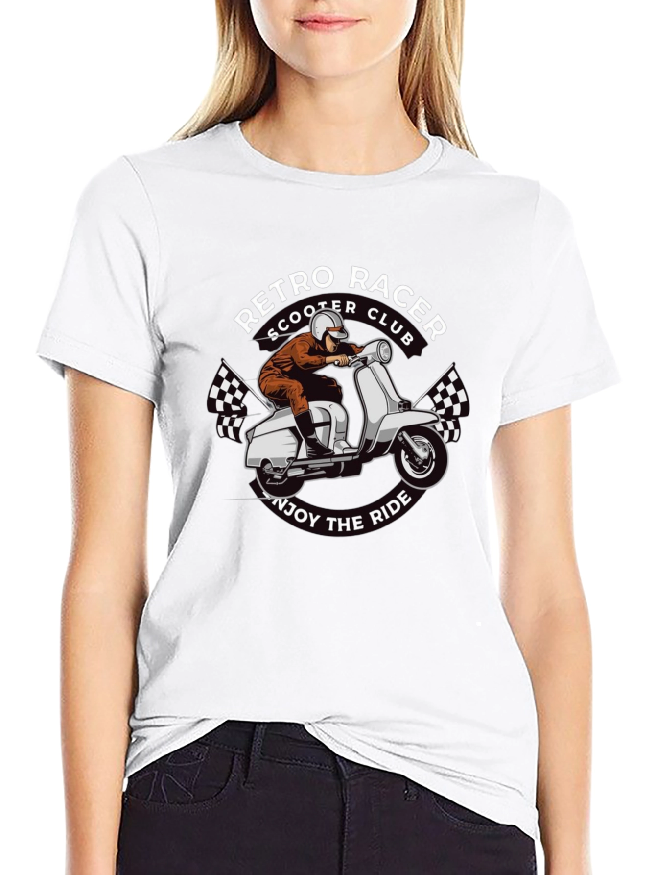 Retro Racer Scooter Club T-Shirt